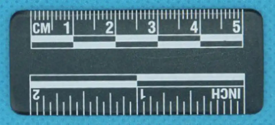 no.c151 5厘米黑色磁性比例尺