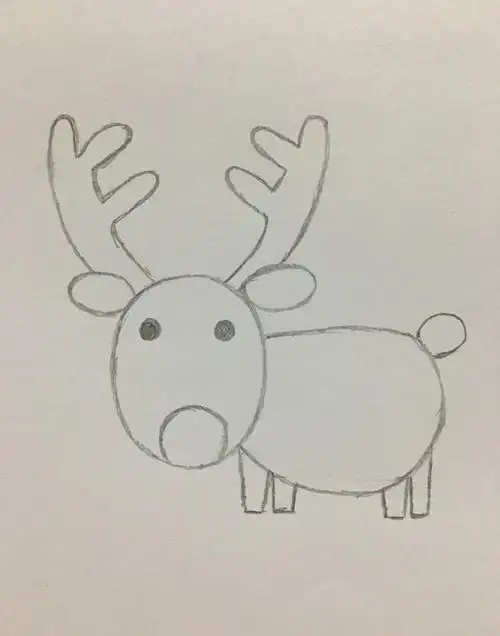 鹿的简笔画图片大全 鹿的简笔画图片大全简单唯美