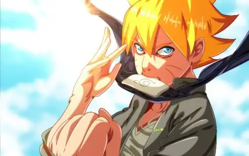 的思念的博人,将他那幼小的身影与幼时的鸣人重叠的佐助和五影一起