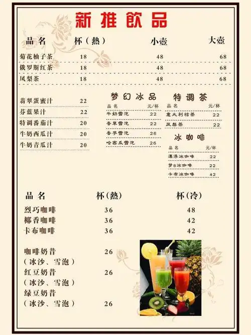 西餐厅菜单图片(psd,psd源文件)