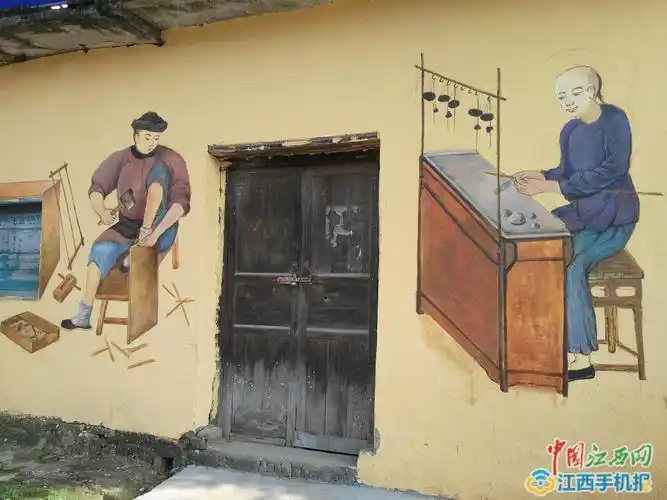 【国庆随手拍】民俗文化墙扮靓农村 成美丽乡村风景(图)