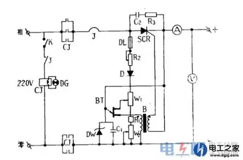 怎么用可控硅制作充电器及电路图
