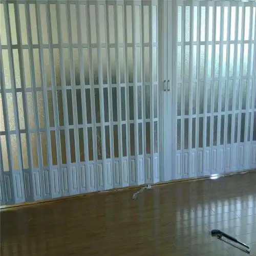 展胜pvc折叠门推拉折叠门塑料折叠门