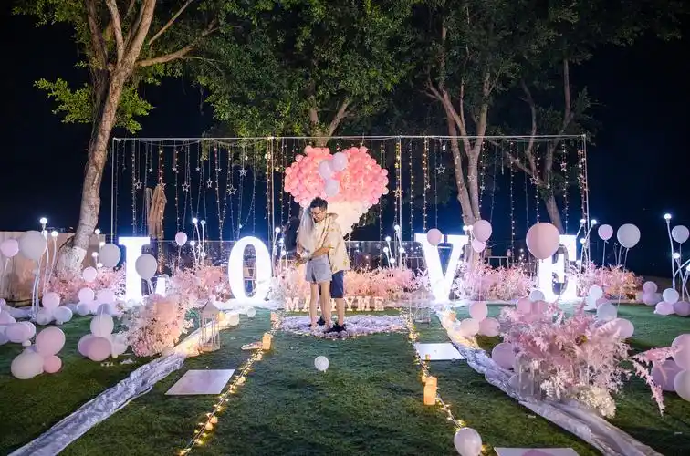 户外求婚草坪浪漫求婚策划