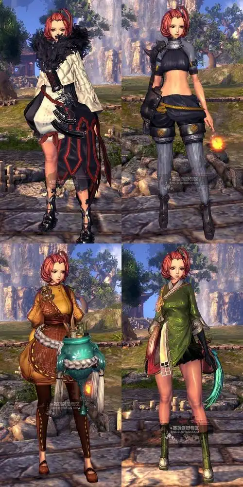 剑灵人族多种npc服饰外形分享_多玩图库