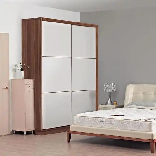 红苹果 简约移门衣柜卧室双门储物衣橱立柜r921/923/925t 红樱桃