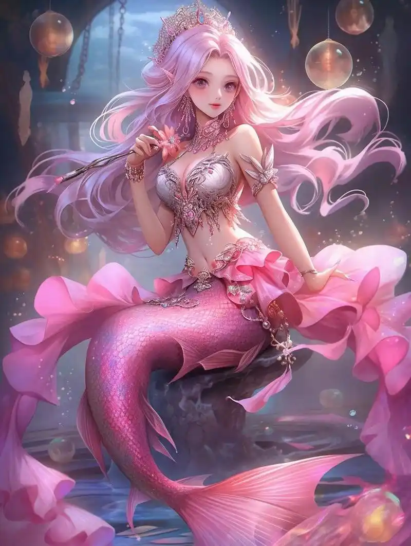 粉色系 | 美人鱼96人鱼公主 6图头像壁纸 美丽 善良
