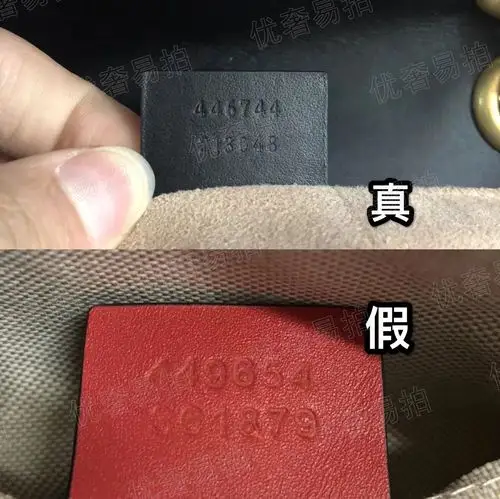 奢侈品鉴定gucci包包sylvie系列真假街拍必备奢侈品古驰包包辨别真伪