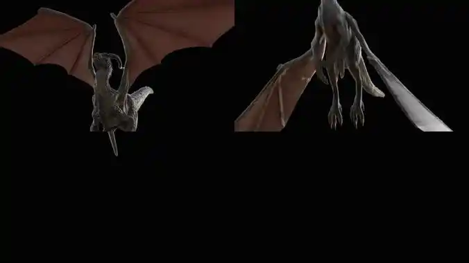 龙 飞翔的龙 飞龙翼龙 火龙攻击状态 飞行龙 飞行的龙 神龙邪龙恶龙