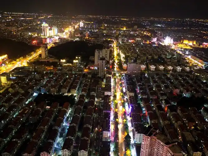 航拍一下大椒江夜景,大家猜猜这是哪里-讲白搭-台州19楼