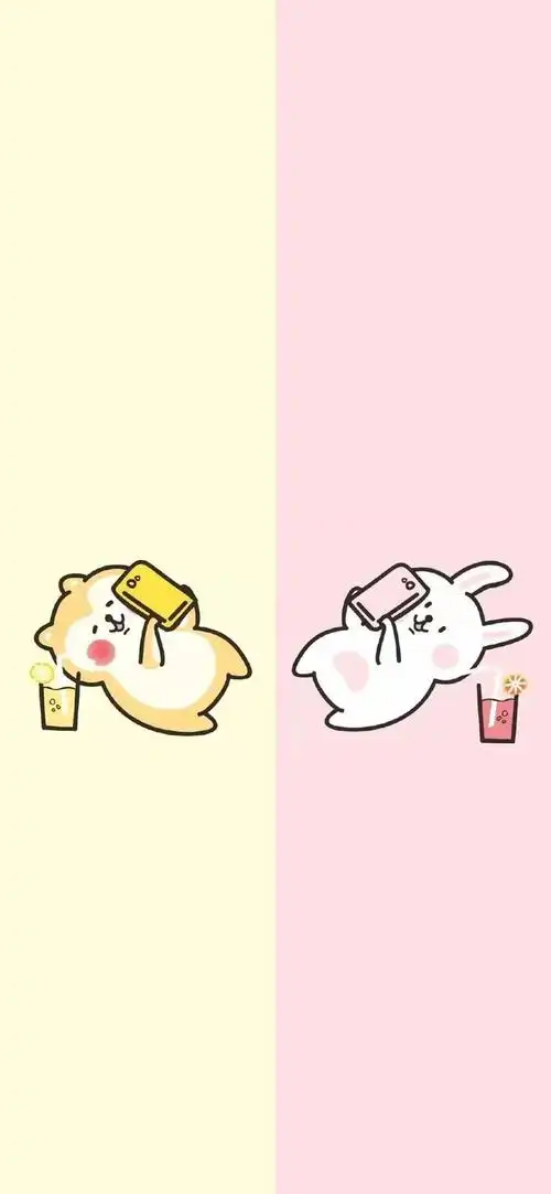 卡通可爱聊天背景图