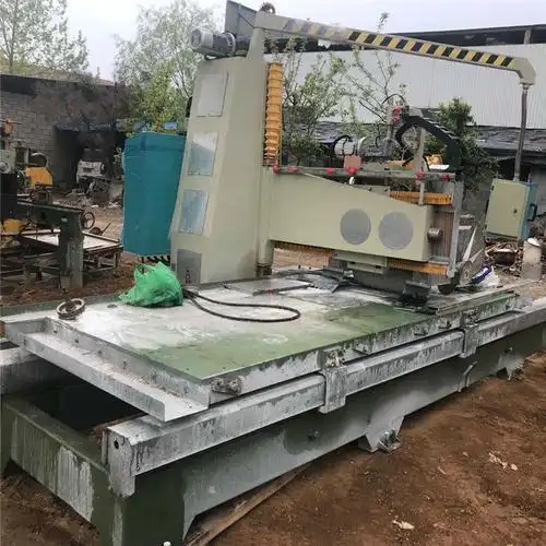 二手石材切割机二手单臂组合锯厂家直供山东华辰