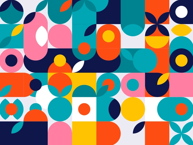 通过简单的色彩设计出不同情绪表达的色彩背景设计