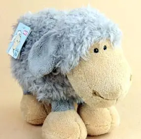 批发nici品正品 灰羊站姿公仔 可爱毛毛玩具