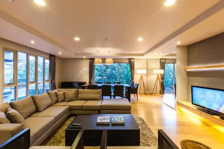 泰国松树顶高档住宅内部客厅实景-泰国松树顶高档住宅第14张图片