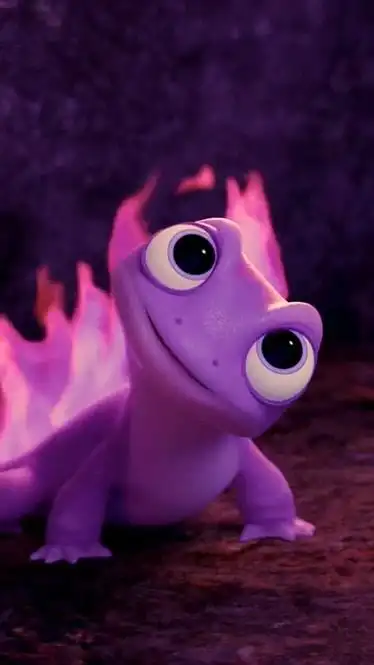 电影冰雪奇缘2壁纸第一弹超可爱的火灵明天发艾莎提前庆祝