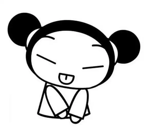 中国娃娃简笔画图片