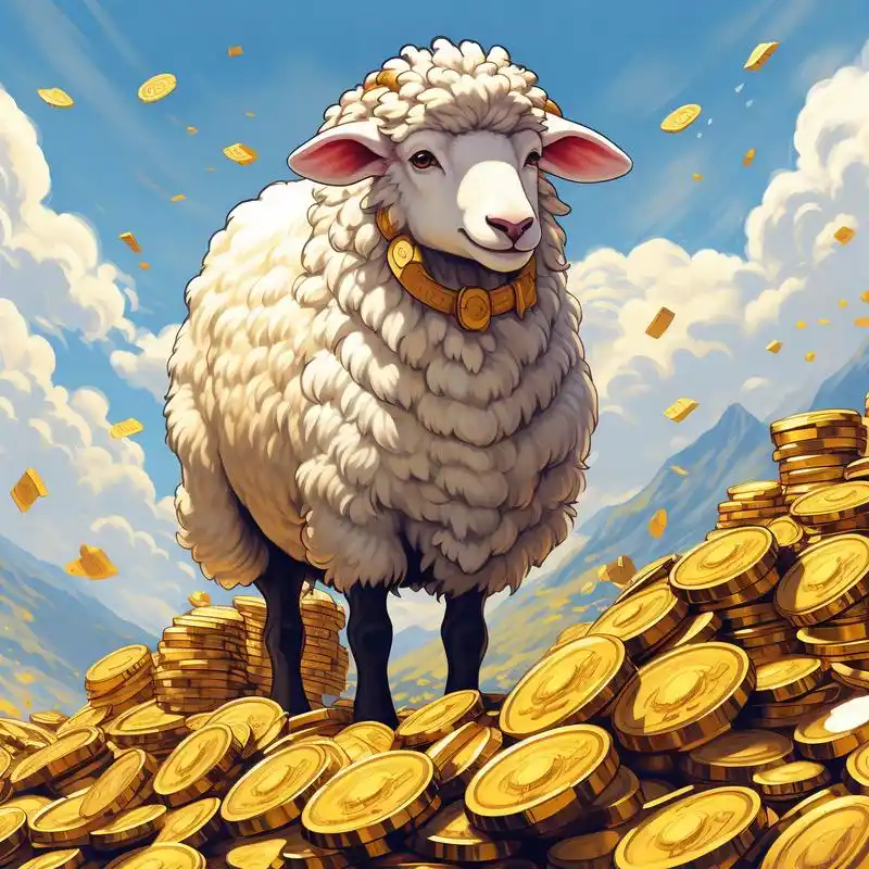 这组属羊发财卡通头像真的太可爱啦!