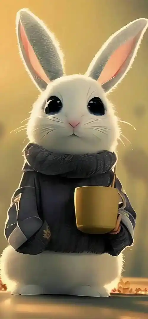 壁纸 | 呆萌动漫兔子壁纸