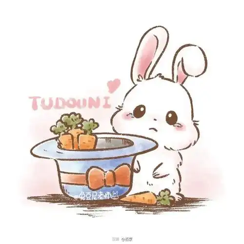 求可爱的兔子头像