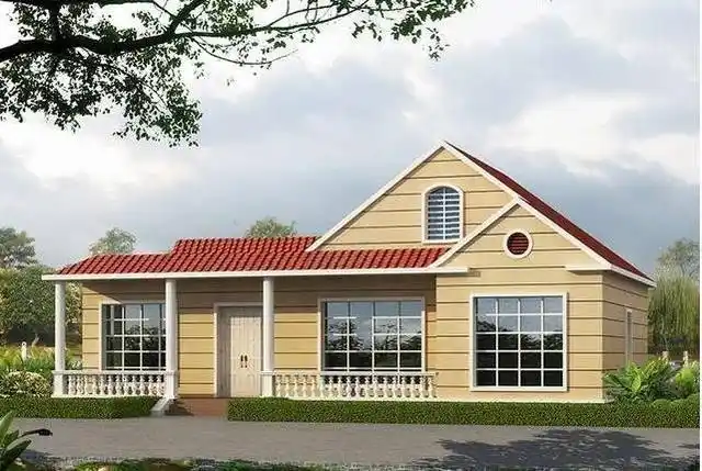 农村一层半最美房屋设计-农村一层半最美房屋带车库