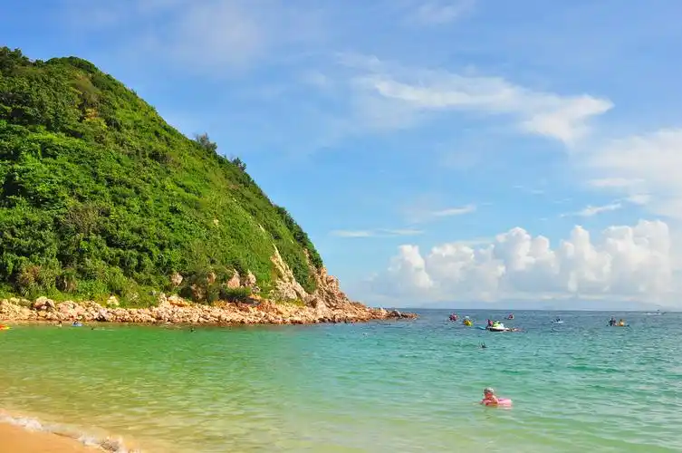 随拍惠州大亚湾三门岛月亮湾海滩