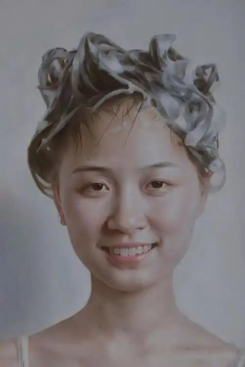 中国画家蔡杰超写实油画作品欣赏