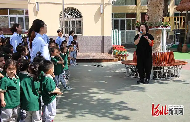 石家庄市第一实验幼儿园开展防灾减灾疏散演练活动