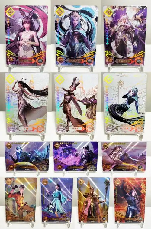 卡游斗罗大陆卡片经典版第六弹唐三前世sp卡小舞cr卡比比东ur卡酒红色