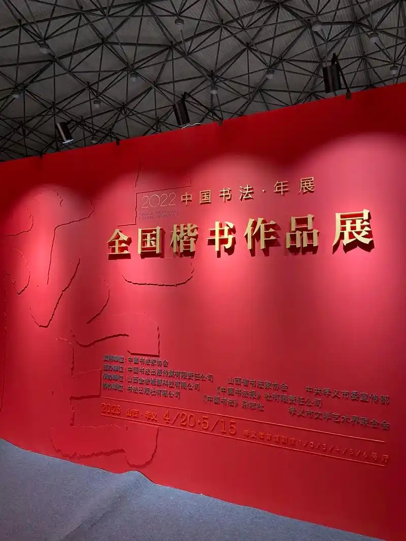 中国书法年展楷书作品展,为数不多的大字一类作品,大家觉得#笔 - 抖音