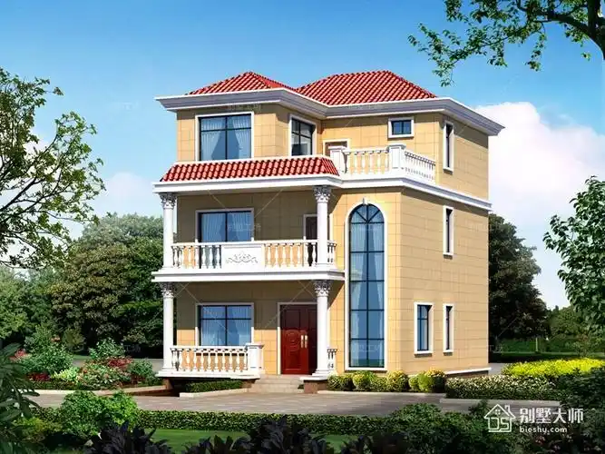 4款普通三层楼房设计图分享农村常见别墅样式