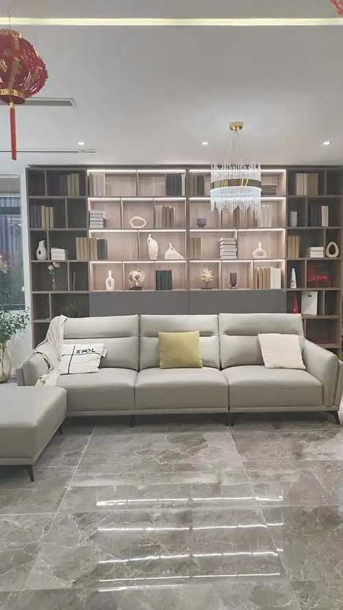 客厅定制沙发背景柜展示柜