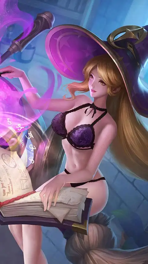 《王者荣耀》干将莫邪真爱魔法去掉小内高清图,真爱魔法是游戏《王者