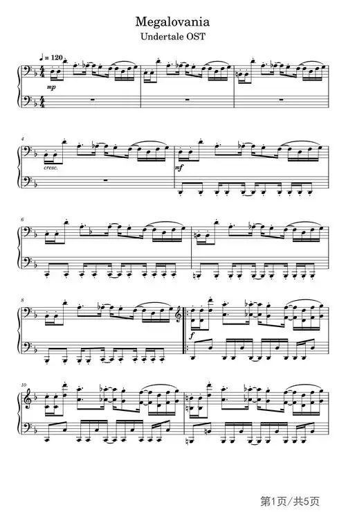 《megalovania》是toby fox演唱的一首歌曲,toby fox