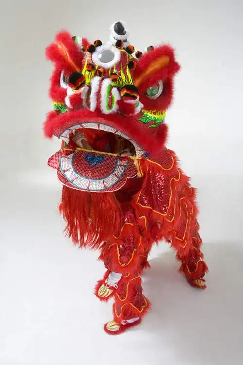 民族服装,快乐,兴奋,运气,骄傲,团队,狮子,北京,中国,春节,亚洲,舞狮