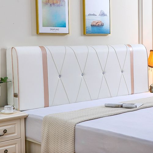 软包靠背床头靠垫榻榻米双人床枕自粘可拆洗床头板床头靠垫