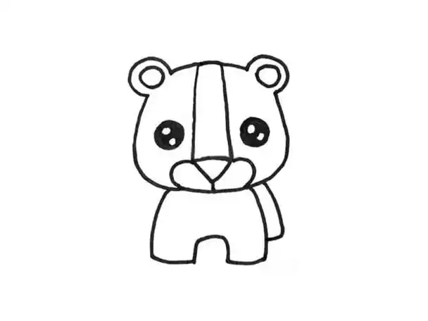 老虎简笔画怎么画图片