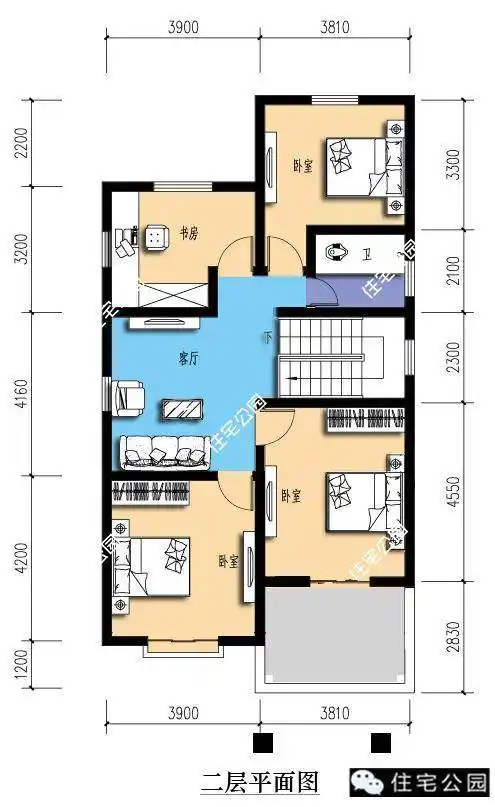 怎么样,这样的窄面宽户型可还入各位看官的眼?