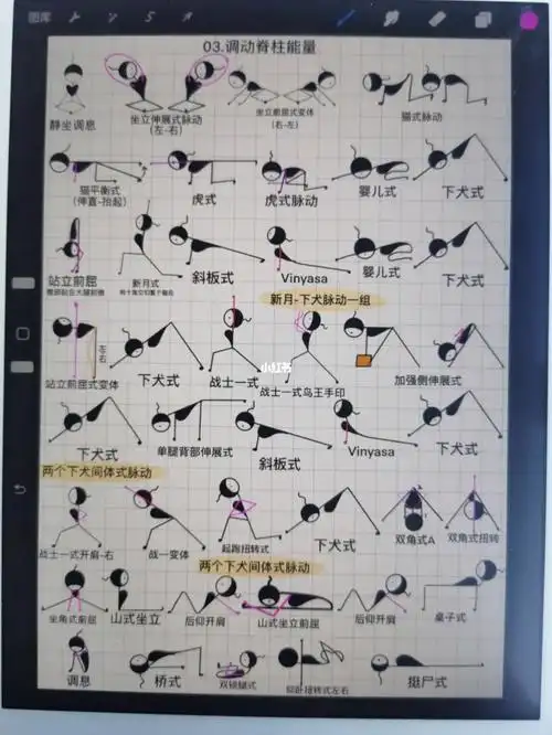 肩颈理疗系列03调动脊柱能量瑜伽教培排课