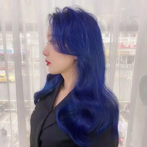 夏日仙女发色,如德国鸢尾般的深宝蓝色一样神圣,素雅大方,精致美丽.