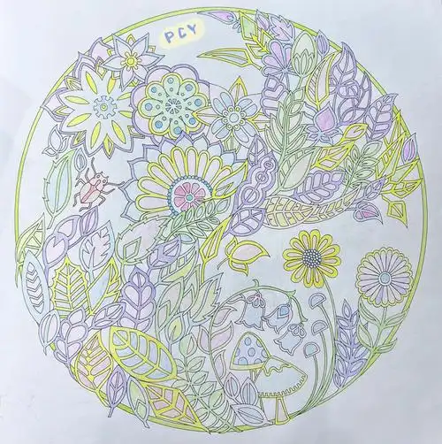 魔法森林  #涂色  #魔法森林填色本