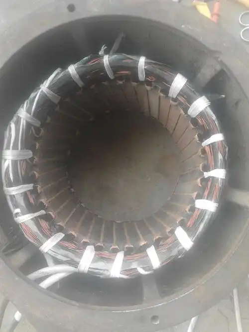 请问一下福安生产的stc一15kw发电机重绕后总是烧坏基波绕组