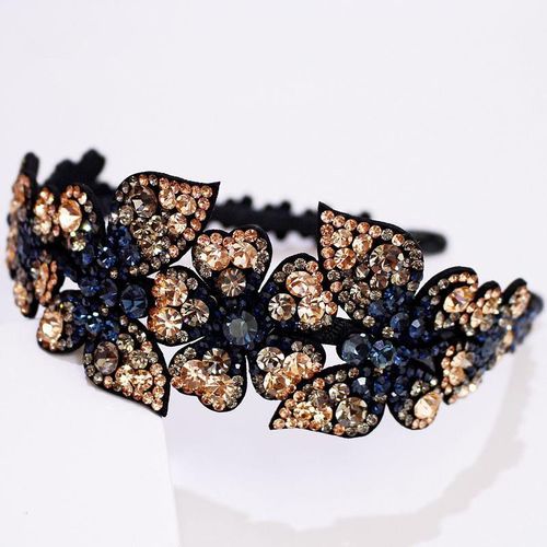 水钻发箍女简约韩国气质发箍宽边发夹头饰头箍女压发防滑发窟甜美