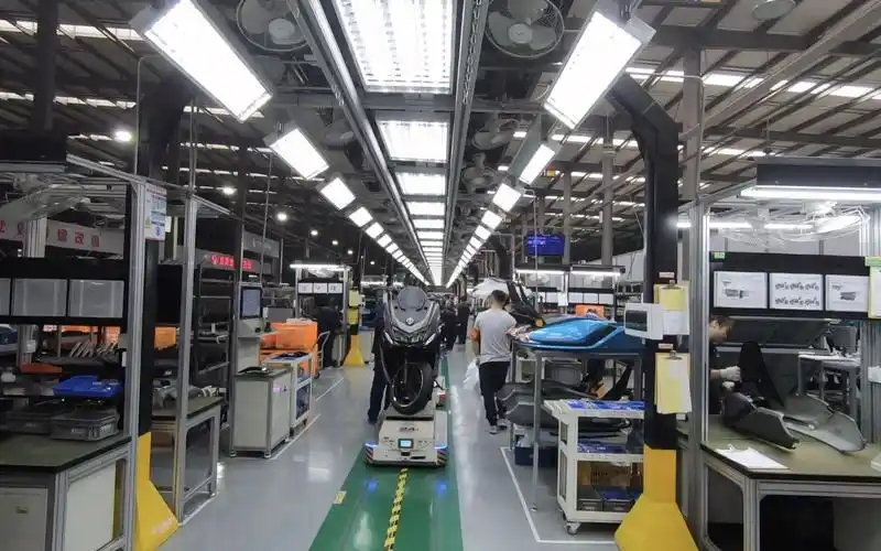 带你参观摩托车工厂生产线看中国制造