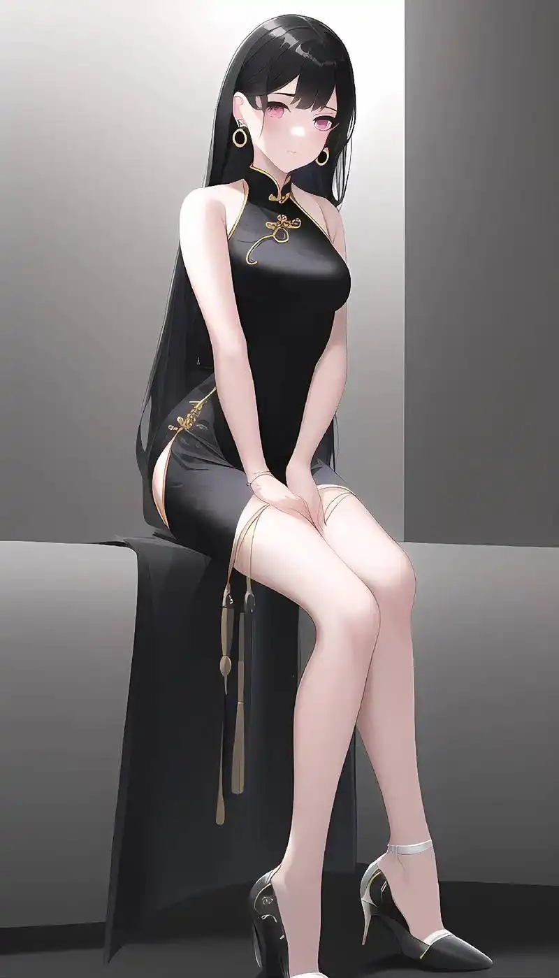 我们的口号是私密马赛 旗袍#二次元原创  #动漫 - 抖音