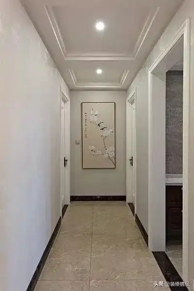 小走廊吊顶装修效果图,简约走廊吊顶装修效果图 - 鸥美装修资讯