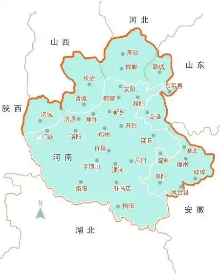 中原经济区地图"出炉" 包含中部5省30城市2县