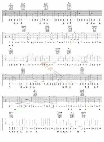 李治廷李治廷岁月轻狂吉他谱