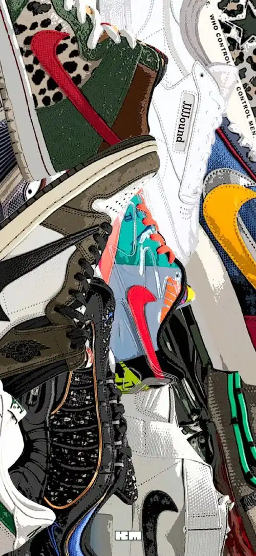 壁纸丨一解屏就潮到不想锁屏的球鞋壁纸