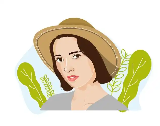 ai矢量插画美女作品